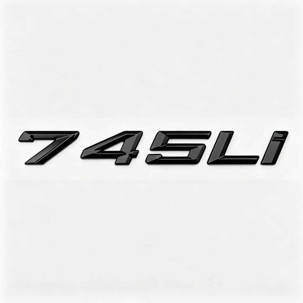 3D ABS Car Rear Trunk Letters Logo Badge Emblem Sticker For BMW 7 Series 730Li 735Li 740Li 745Li 750Li 760Li Auto Styling Decal Ya2