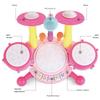 Children Jazz Drum Set Instrument Toys Baby Baby Montessori Early Educational Percussion Toy With Lights Microphone Kids Gifts