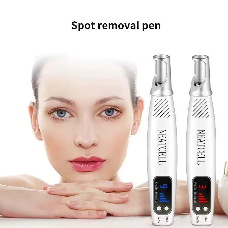 Portable Picosecond Laser Pen for Mole and Freckle Removal with Red and Blue Light