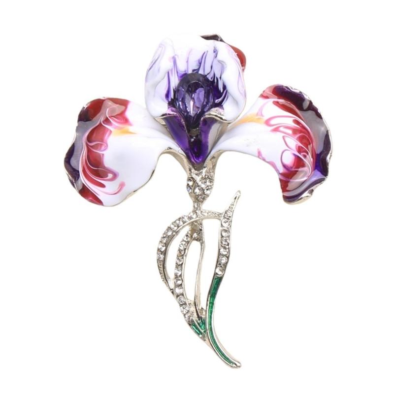 

Vintage Flower Brooch Elegant Multifunctional Accessory For Dresses Coats Gift Alloy Jewelry Chest Ornament 1