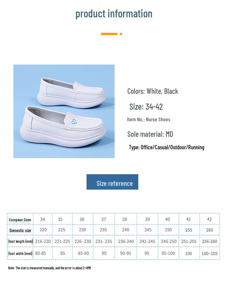 Scarpe da infermiera con ammortizzazione ad aria BoZong da donna