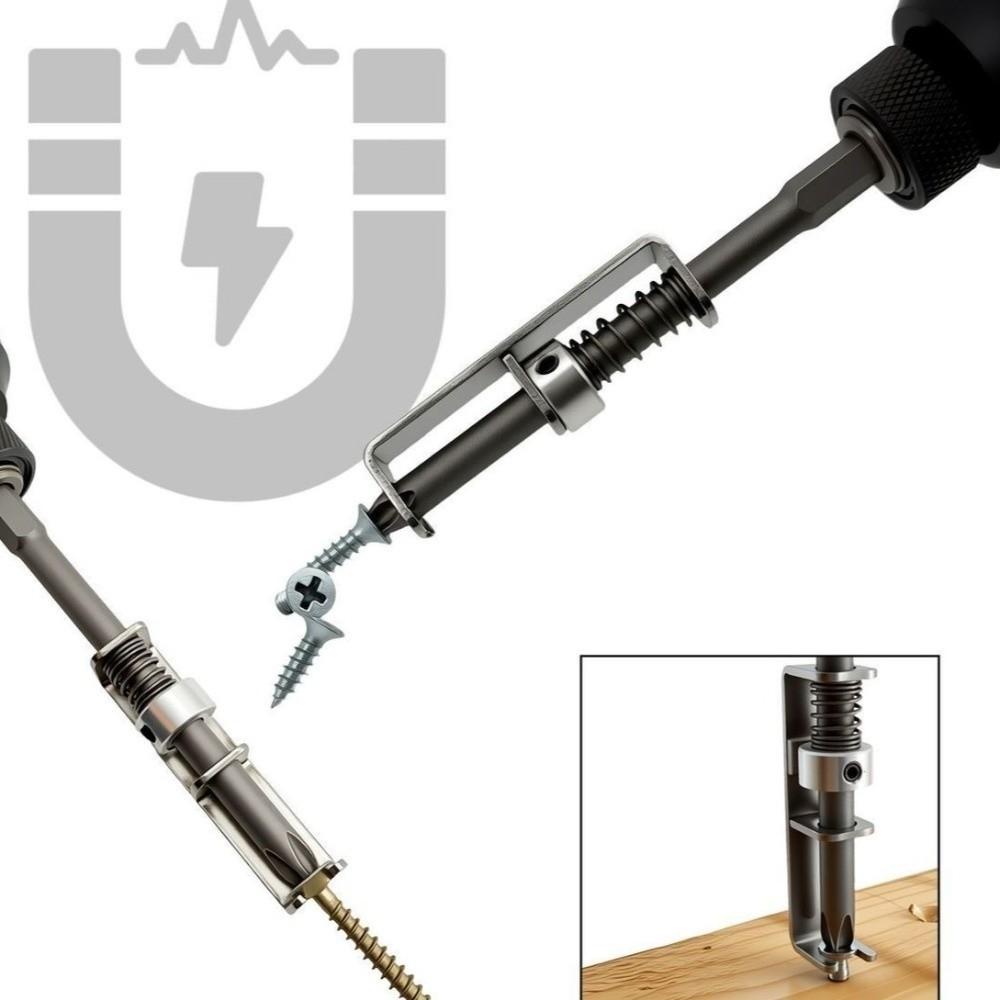 Anti-Drop Spring Screw Support Tip Quick Attachment Spring-Loaded Screw Holder For Mechanics