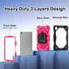 360 Rotating Handle Grip Case For Samsung Galaxy Tab S11 2025 11.0 inch SM-X730 SM-X736B Hybrid Stand Cover With Shoulder Strap