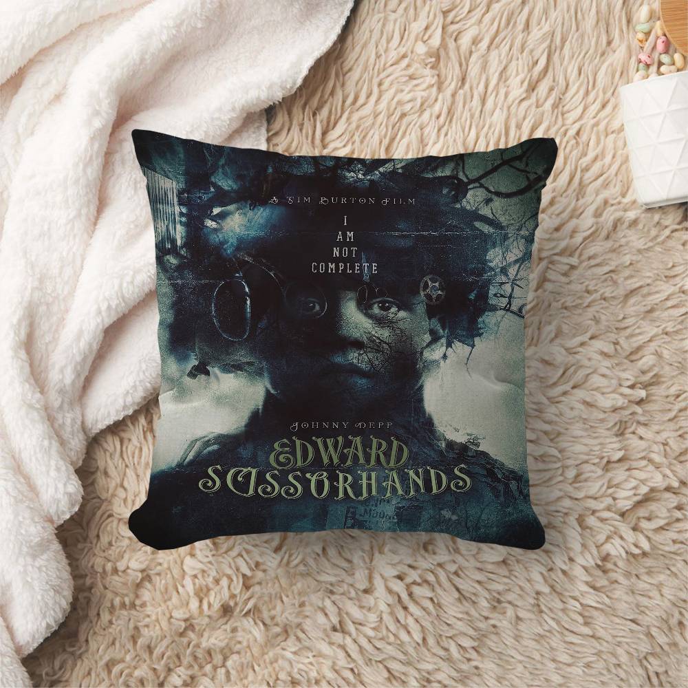 

Movie EEdward SScissorhands Cushion Cover Car Throw Pillow Case For Sofa Car Christmas Gift xcm xcm 30x30 cm