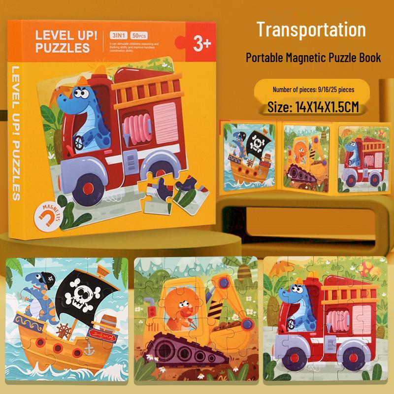 Wooden Jigsaw Puzzle Toy - 9 To 100 Pieces, Children's Early Education & Matching Game