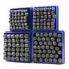 36pcs Professional Stamping Tool Set - Carbon Steel Number & Letter Punches for Faux Leather, Metal, Wood & Crafts