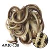 Synthetic Claw Chignon Curly Hair Bands Messy Bun Hairpiece for Women Natural Fake False Hair Heat Resistant Black