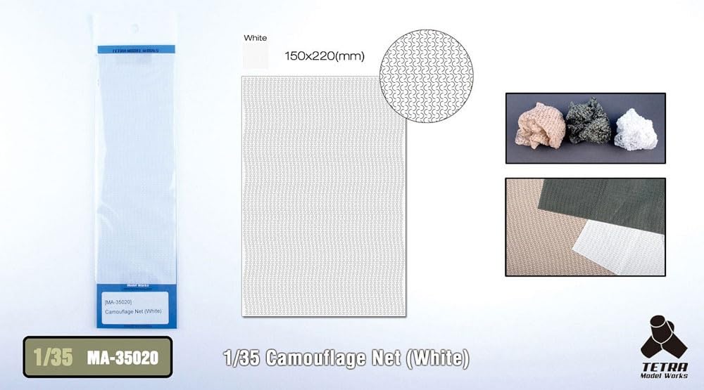 Tetra Model MA Series Camouflage Net Plastic Model Parts MA3520 1/35 (White)