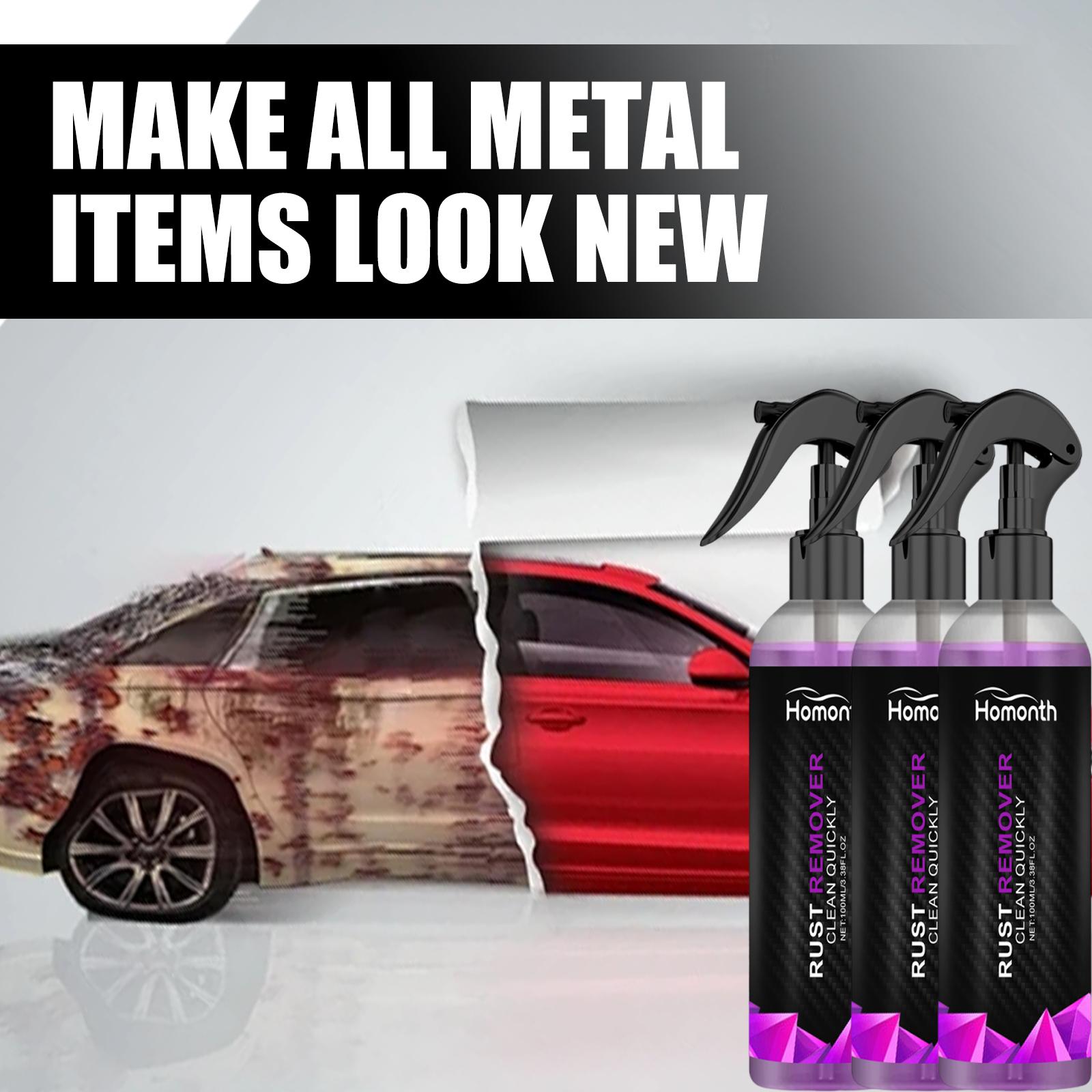 Paint Rust Inhibitor Paint Rust Remover Derusting Spray Car Rust Removal Spray Car Wheel Hub Rust Remover Car Accessories 100ml