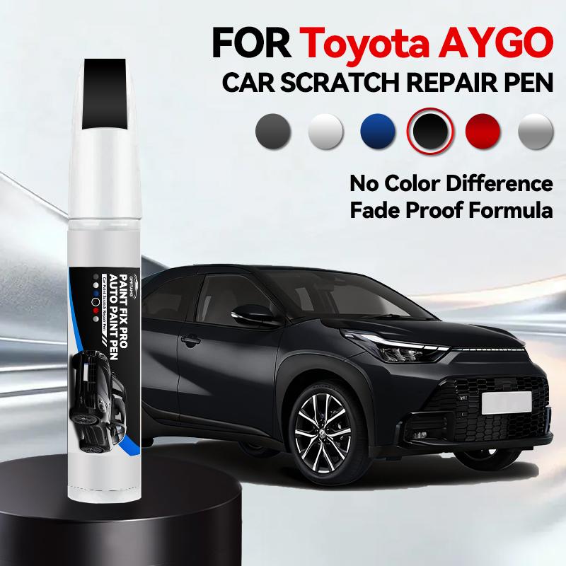 Fahrzeug zur exklusiven Nutzung Für Toyota AYGO Lackreparaturstift Ausbesserungsstift Kratzerentferner DIY Autozubehör Schwarz Weiß Silber Blau