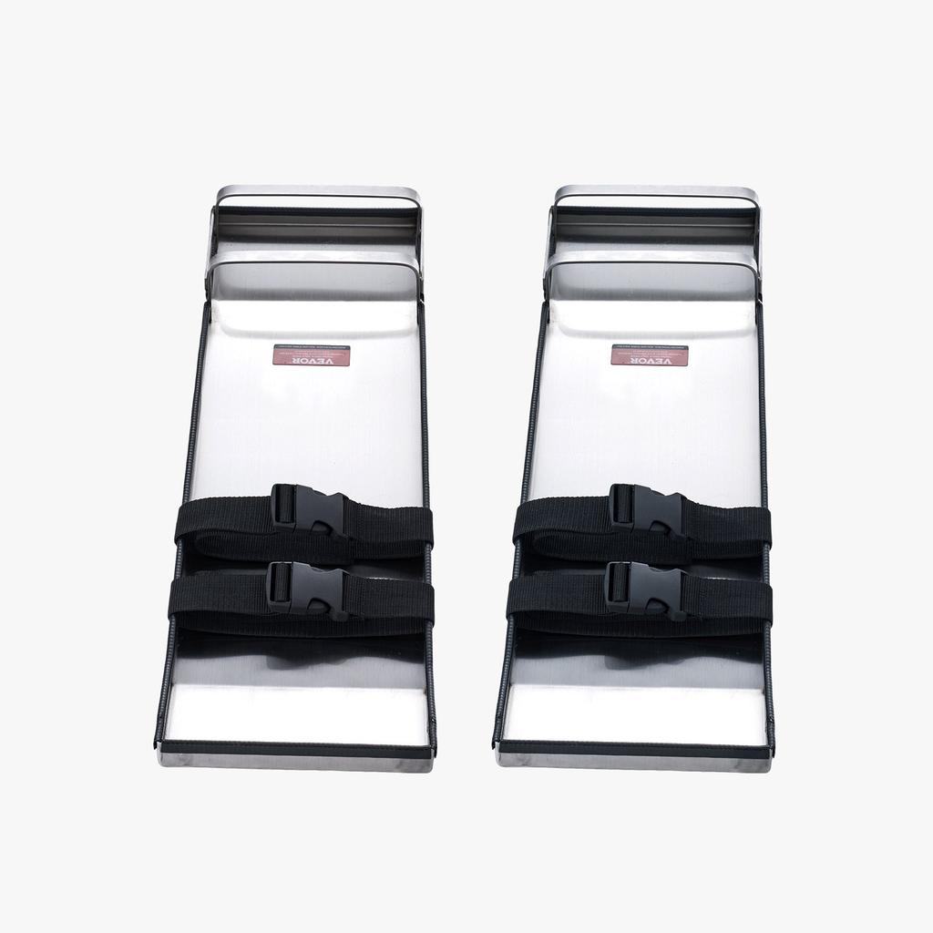VEVOR Concrete Knee Boards Stainless Steel, 28'' X 8'' Concrete Sliders, Knee Boards For Concrete