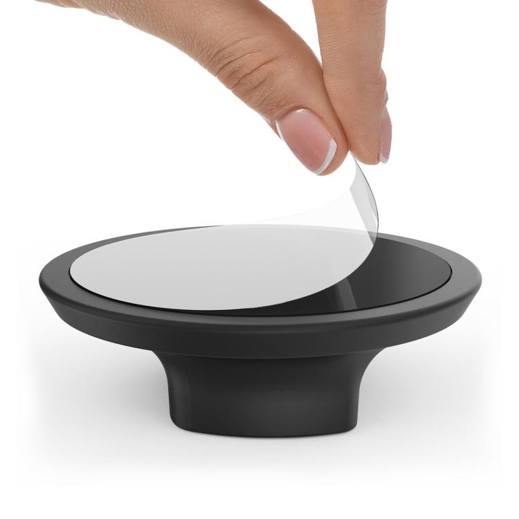 For DJI Osmo Pocket 4 / 3 PULUZ Adhesive Type Silicone Dock Desktop Base Bracket (Black)