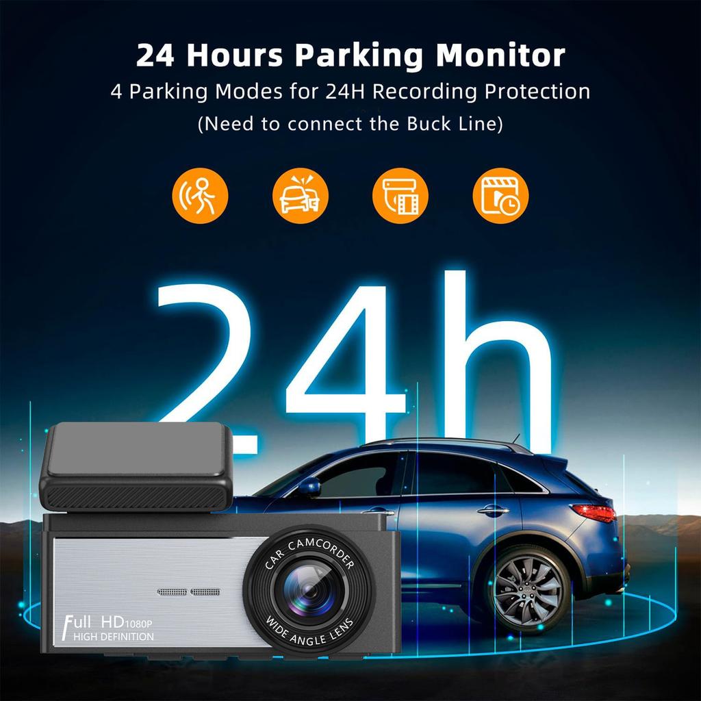 3 Channel Dash Cam HD 1080P Wifi Inside Vehicle Car DVR Three Way Lens Camera DVRs Recorder Video Registrator Dashcam Camcord