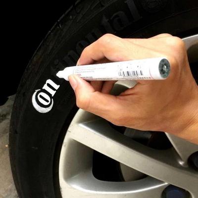 1 Stück wasserdichter Permanent-Gummi-Lackstift für Autoreifen, Reifenprofil-Lackstift