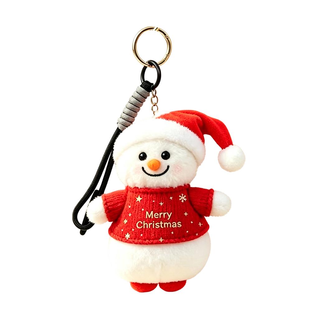 Christmas Plush Hanging Ornament Stuffed Doll for Christmas Tree Holiday Home Decor