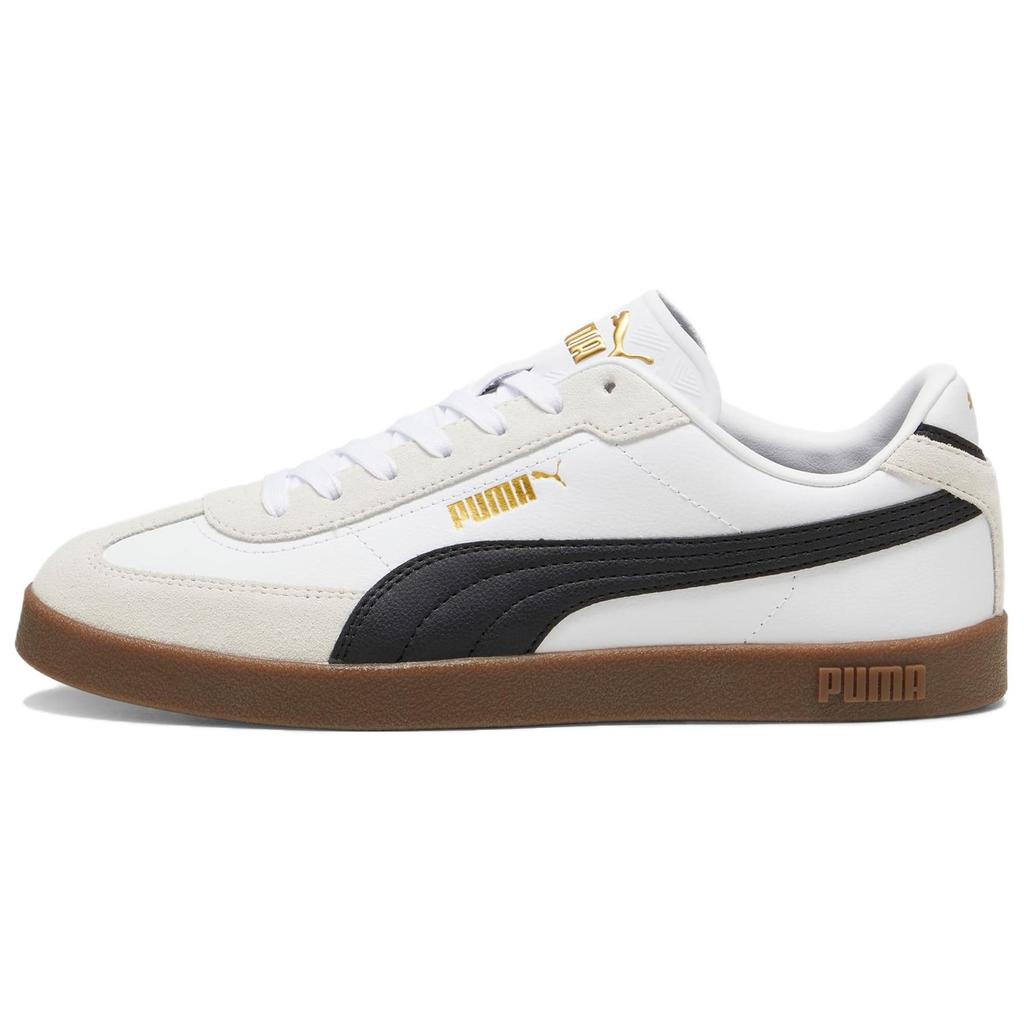New PUMA Club Low Top Skateboard Shoes Men's White 397447-07