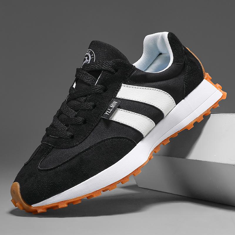 Large Size Men Casual Shoes Spring Autumn Breathable Comfortable Vintage Sneakers Fashion Lace Up Outdoor Non Slip Running Shoes