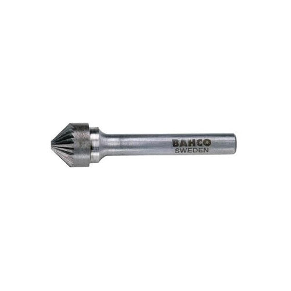 

BAHCO Carbide Bur, 60° Conical Carbide Rotary Bur, Single Cut, BAHK1008M06
