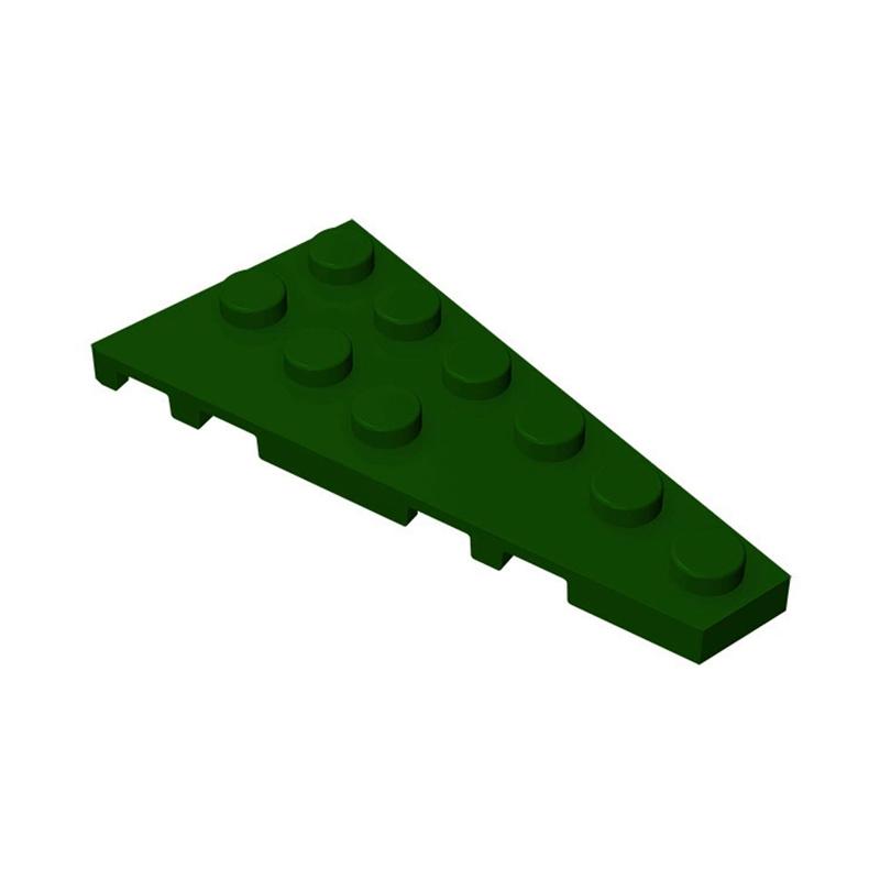 50pcs 54383 Wedge Plate 6 X 3 Right Bricks Collections Bulk Modular GBC Toys For Technical MOC DIY Building Block Compatible