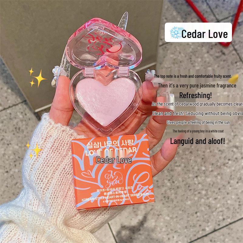 

PEACH JO+ Korean Solid Perfume: Long-Lasting, Light, Natural Fresh Scent, Portable Body Cream for Students.