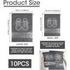 Non-Woven Shoe Storage Bags Portable Travel Shoe Dust Bags Organizer Pouch Packing Bag for Shoes Storage Organizers