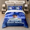 Custom Name Alex Albon 3Pcs Duvet Cover Set Personalized Text Bedding Pillowcases Bedroom