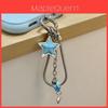 Style Star Snake Chain Phone Lanyard Pvc Creative Short Keychain Bag Charm For Men And Women