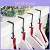 Clip Christmas Sock With Adjustable Iron Hooks For Fireplace And Mounting Wall