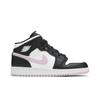 Air Jordan 1 Mid GS Bianco Rosa Artico Chiaro 555112-103