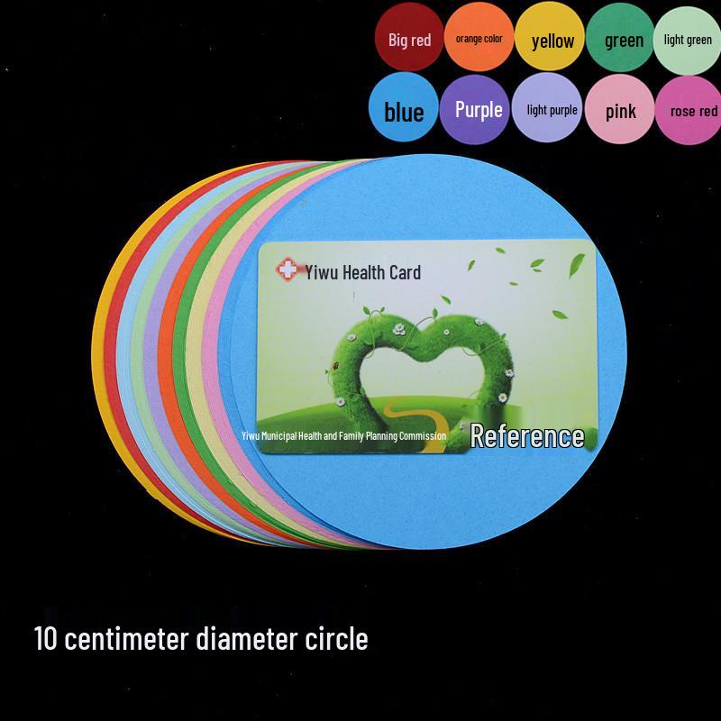 Carton colorat gros: Forme de Inimă, Stea, Floare de Prun și Rotunde pentru Origami și Meșteșuguri pentru Copii