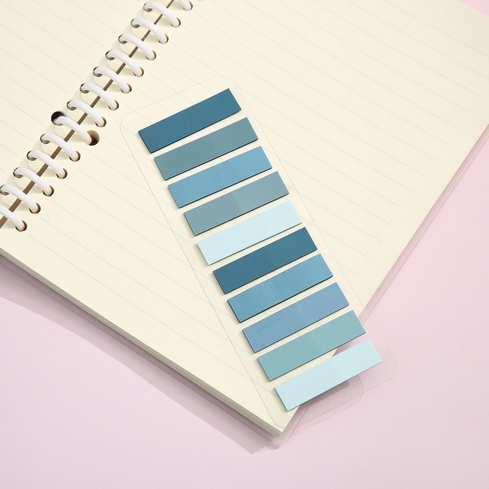 Transparent Waterproof Sticky Note Pad - Cute, Fresh Style, Tear-Resistant