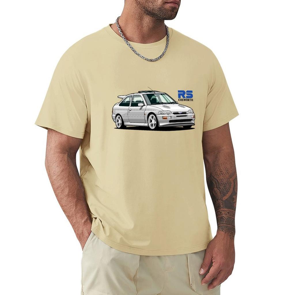 Escort Rs Cosworth (White) T-Shirt Boys Animal Print Oversized T Shirt For A Boy T Shirt Men