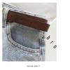 Light Blue Denim Shorts Women's Summer Thin Loose Thin Show High A Word Wide Legs All Match
