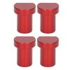 4PCS Woodworking Desktop Limit Blocks Multifunctional Workbench Peg Brake Stops 20mm Diameter Red