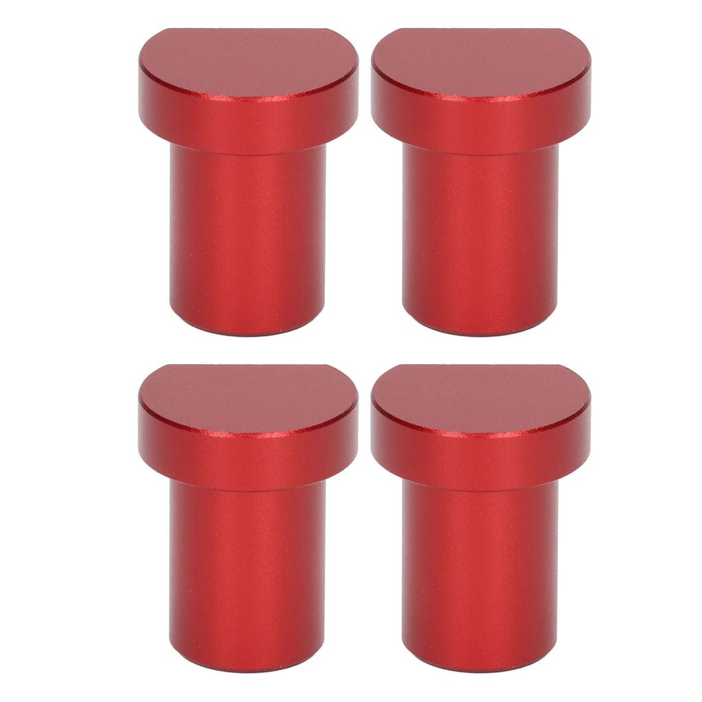 4PCS Woodworking Desktop Limit Blocks Multifunctional Workbench Peg Brake Stops 20mm Diameter Red