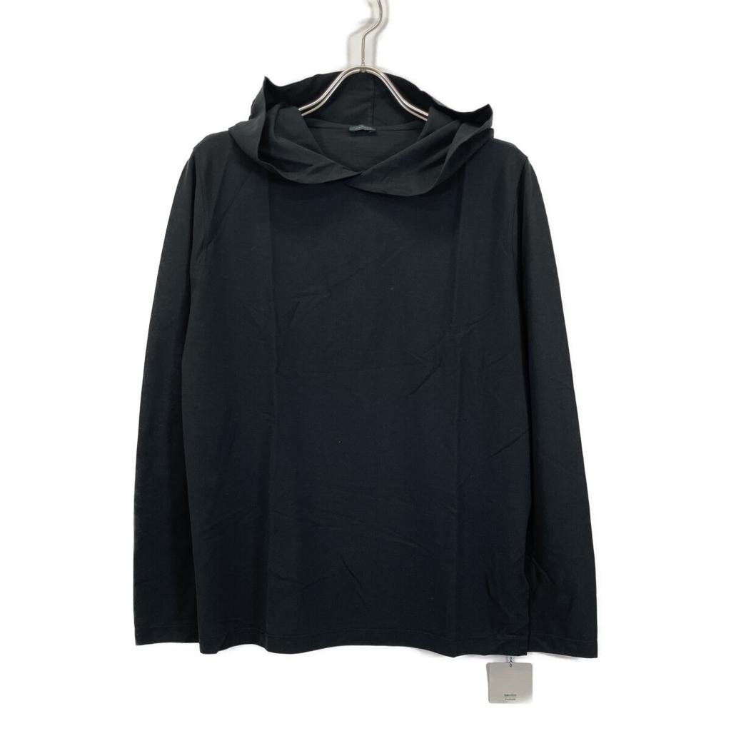 ZANONE 81M003 Z0380 Schwarzer Eisbaumwoll-Pullover Parka Tops 48 schwarzGebraucht