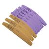 Strisce Lima Unghie Lavabili: Strumento per Manicure Resistente all'Usura e Lucidante con Righello Graduato e Strisce Abrasive per Modellare e Riparare le Unghie.