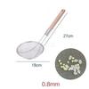 Stainless steel big long noodle French fries colanders strainer basket wooden handle frying net Hot Pot leaky filter sieve sink