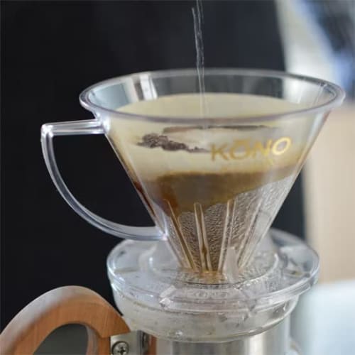 KONO Style Coffee Dripper MDK-21, Coffee Filter MD-25 Set (Serves 1-2 People) Original Paper Towels (8 Sheets, 4-Ply)
