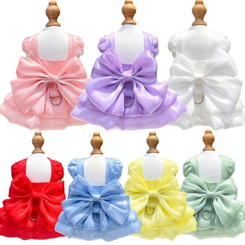 Abito da sposa per animali domestici Vestito per gatti Vestito Abbigliamento per cani e gatti Cane che guida Orso Combattimento in primavera ed estate