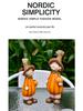 Ceramic Pumpkin Man Home Decor - Harvest Festival Resin Gift