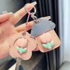 2PCS/Set Keyrings Convenient 3D Tulip Design Accessories Keychain Cute Access Card Holder Multi-Functional Multicolor