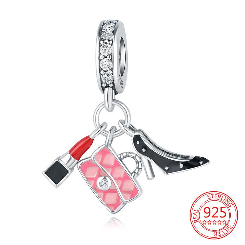 Copper Shining Roller Skates And List Of Musical Symbols Charm Fit Bracelet Necklaces Women'S Jewelry Gift