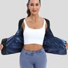 Women's Sauna Sweat-wicking Bodysuit with Waistband & Tummy Control for Running