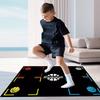 Basketball Footwork Training Mat Non-Slip Low Noise Basketball Training System Mat Agility Footstep Training Mat for Dribbling Training At Home