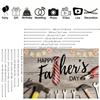 1pc Tool Father's Day Background Fabric Banner Suitable for Father's Day Supplies Anniversary Home Decoration