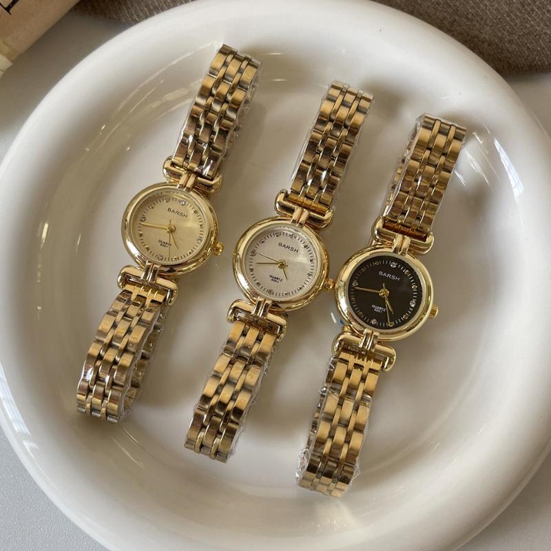 Luxury Gifts Women Watch Fashion Small Dial Gold Watches Stainless Steel Strap Quartz Wristwatches Dropshipping Clock Female