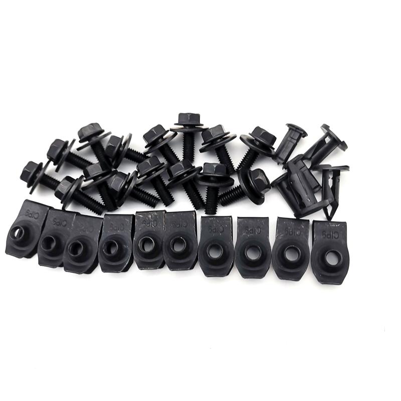 28x Motor Spritzschutz Schrauben Kotflügel Stoßstange Clips für Nissan 350z 370z Infiniti