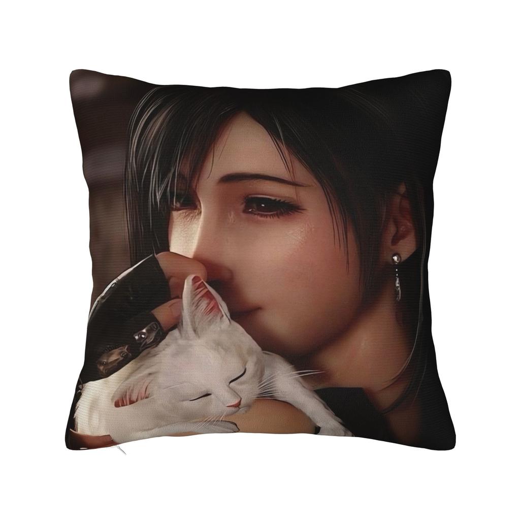 FF VII Pillow Case Soft Pillow Cover Cute Funny Pillowcases For Living Room Bed Chair