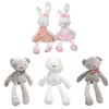 Soft And Cuddly Long Ear Bunny Rabbit Bear Plush Doll Perfect For Baby Sleep Comfort!